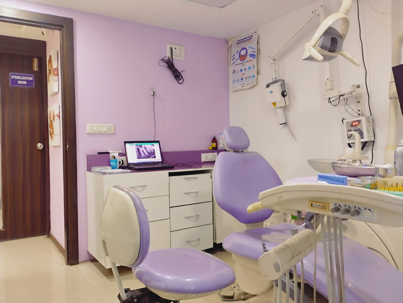 Advanced dental treatment room